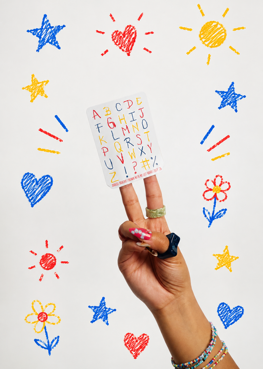"Alphabet Soup" Sticker