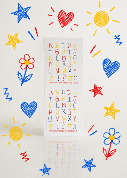 "Alphabet Soup" Sticker