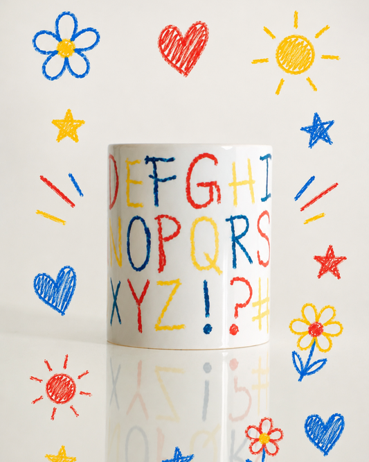 "Alphabet Soup" Mug